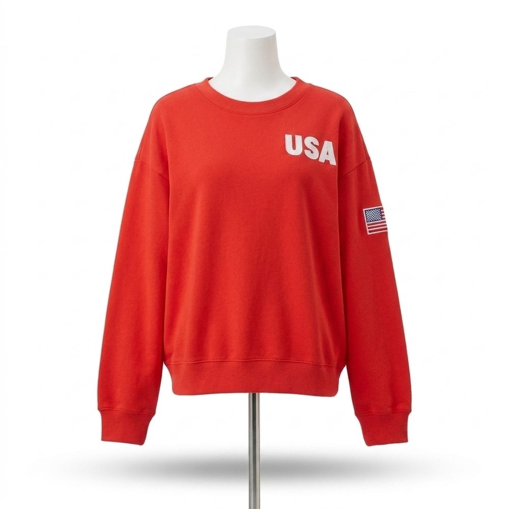 NEW Z SUPPLY free time sweatshirt in lychee